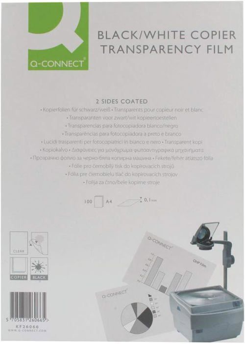 Q-Connect Lineal 20 Cm Im Etui – Transparentes PS-Lineal Mit Tuschkante & Mm-Teilung