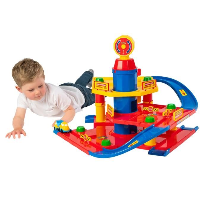 Garage Jouet 91 Pièces Pour Enfants Avec Voitures Qui Changent De Couleur - Multiniveau, Marque Koolbitz