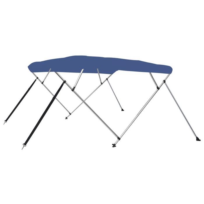 Auvent bimini à 4 arceaux Bleu 243x196x137 cm - EAN 7809686513957 Auvent bimini à 4 arceaux Bleu 243x196x137 cm - EAN 7809686513957