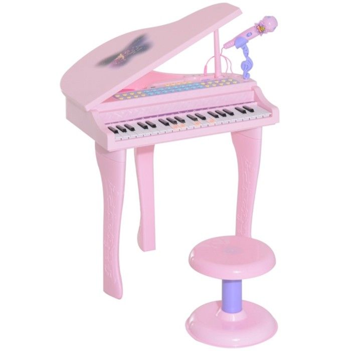 Piano Jouet Enfant 37 Touches Avec Micro - Portable, Piles Ou USB Piano Jouet Enfant 37 Touches Avec Micro - Portable, Piles Ou USB