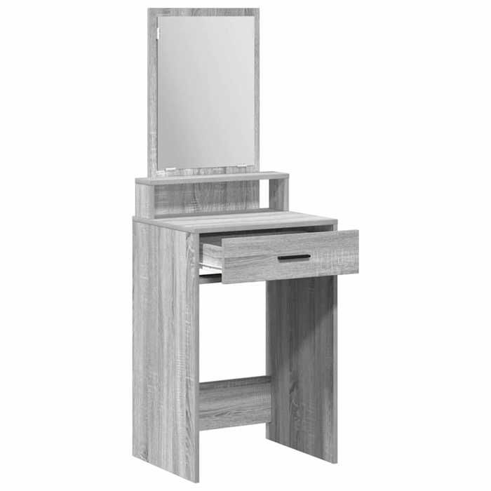 Moderne Coiffeuse pour Chambre - jills - Table de maquillage - Sonoma gris 50x41x140 cm - Bois dingénierie CCC605