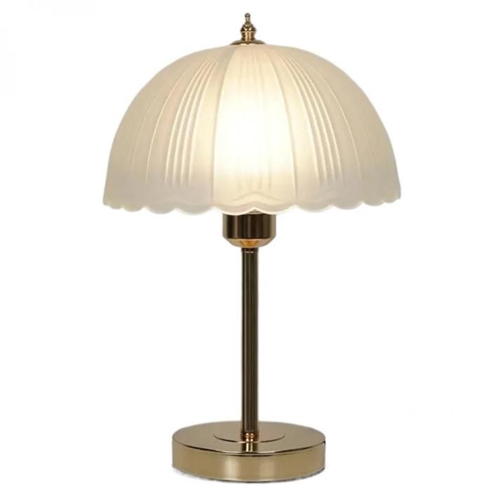 Lampe à Poser LED en Forme de Pétale de Cristal Interrupteur Tactile Éclairage 3 Couleurs - 5W - Design Contemporain