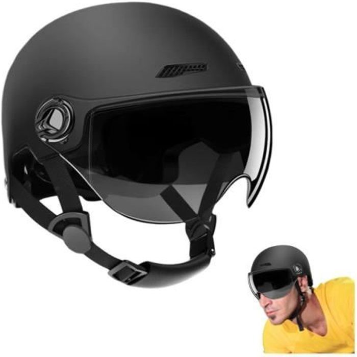 Casque Trottinette Electrique Casque Vélo Électrique Casque Trottinette Électrique avec Visière Vélo Casquette couleurs multiples
