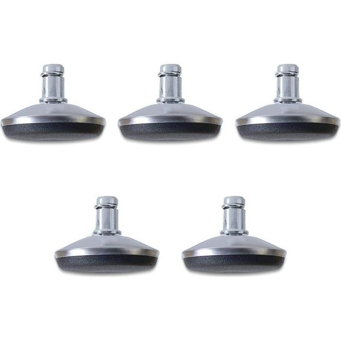 Chaise de bureau Chaise de bureau Roues de rechange Roulettes pivotantes pour pied fixe fixe Diamètre 7/16 11 mm Tige compatible