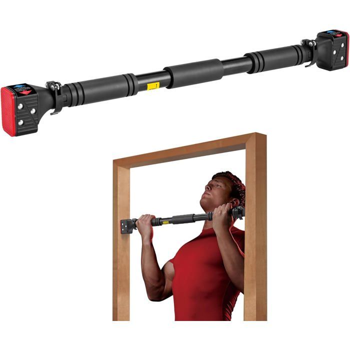 Pull-Up Bar For Door Frame Chin Up Bar Upper Body Workout Adjustable Portable Training Pull-Up Bars Bars Without Screw - Adjustabl