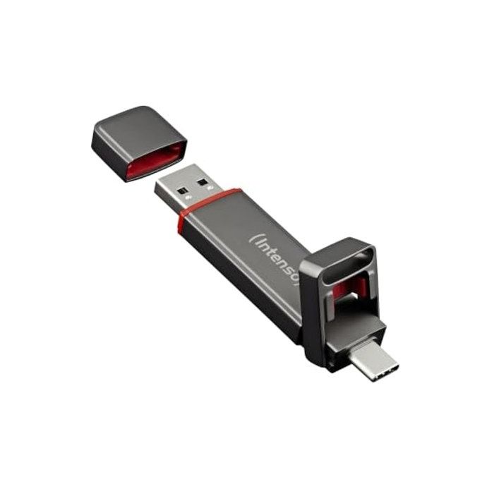 Intenso 3850460 lecteur à circuits intégrés externe USB Type A / USB Type C 3.2 Gen 1 3.1 Gen 1 - vue 2