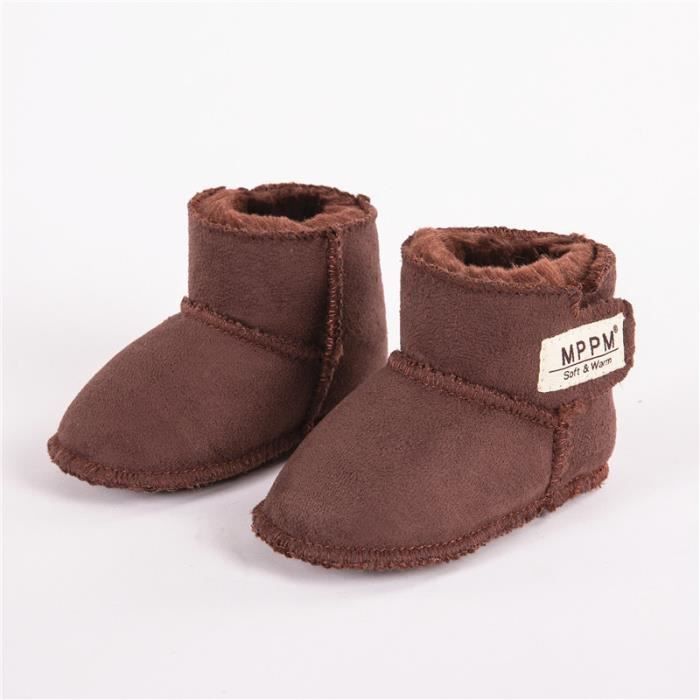 Couleur marron taille 19 24 mois bottes d hiver pour b b s