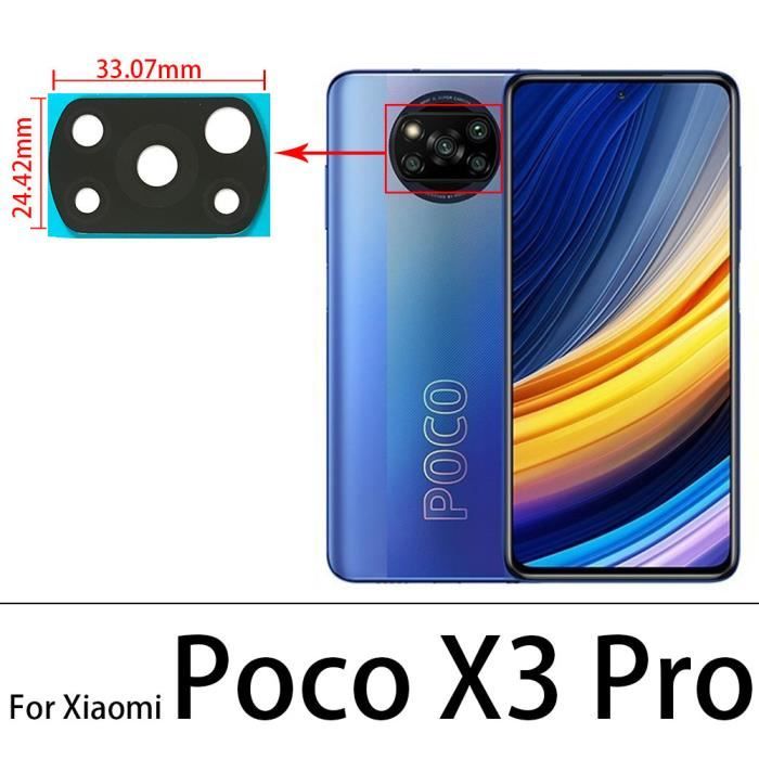 Lentille Verre Appareil Photo Arrière Pour DOOGEE S68 PRO - Pièce Détachée Noire
