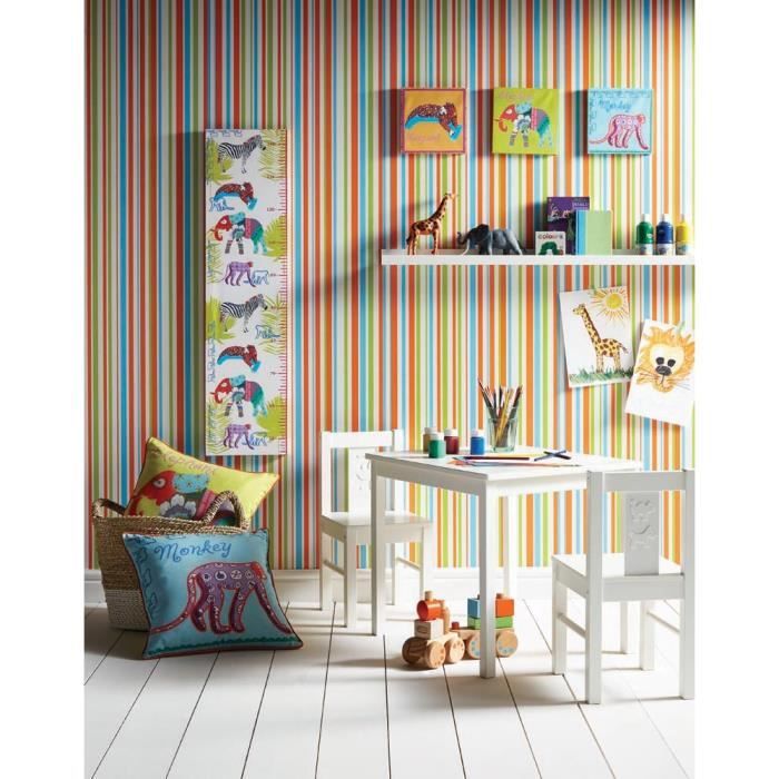 Gratuit Images Papier Peint Rayures Multi Couleurs 12 Rouleaux Achat Vente dernière par