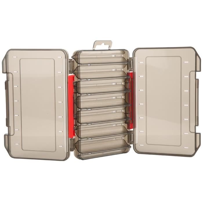 Sac De Rangement Pour Leurres De Pêche Double Face - 16x11x5 Cm, Clip, Tissu Oxford Et EVA, Transport Facile