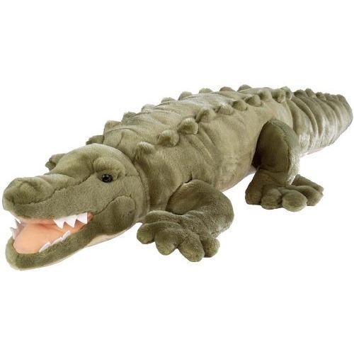 Peluche - WILD REPUBLIC - Crocodile - 76cm - Vert