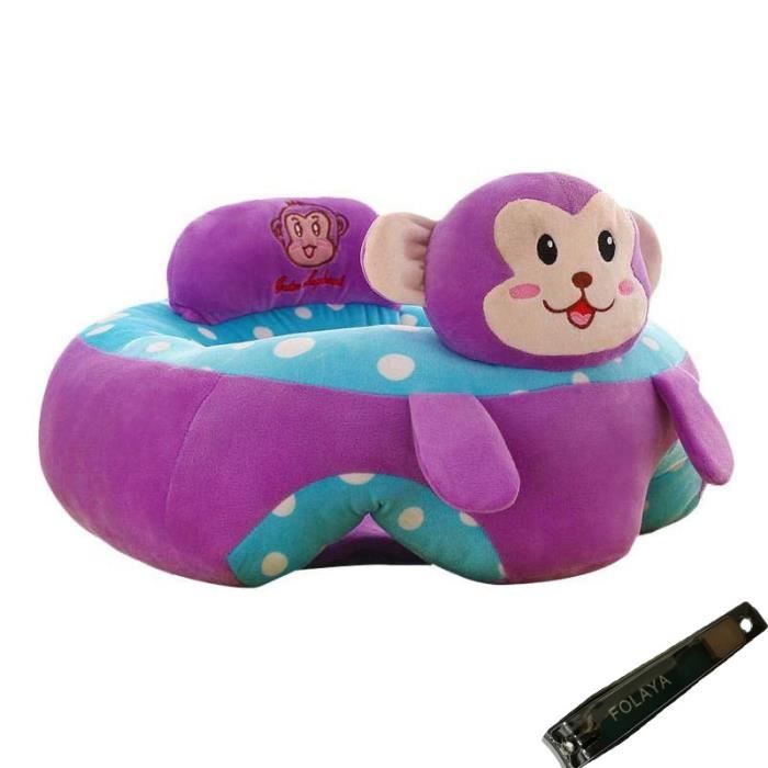 Siege Support Coussin De Bebe Apprendre A S Asseoir Doux Peluche Protection Assis Chaise Singe Achat Vente Fauteuil Canape Bebe Cdiscount