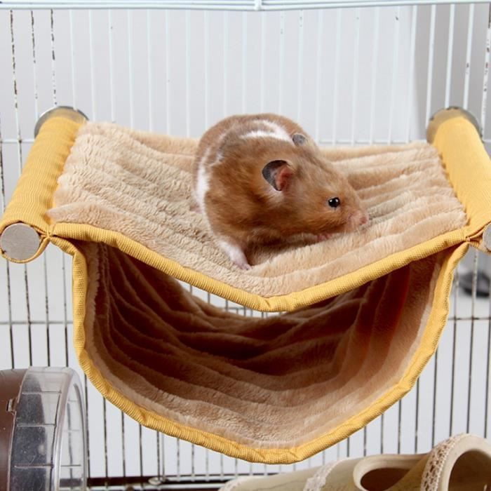 nid de petit animal  de compagnie cochon d'inde chaud nid hamac hamster souris herisson maison cage cave jouet-gua