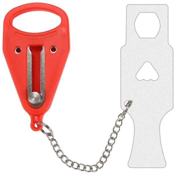 Serrure De Porte Portable - Bloqueur De Sécurité Pour Voyage, Hôtel, Maison (Bébé, Enfant)