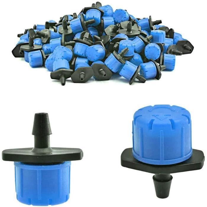 20 Pièces Vanne D'Irrigation Goutte à Goutte 1/4 Pouce - Soupape D'Arrêt Pour Jardin Et Serre