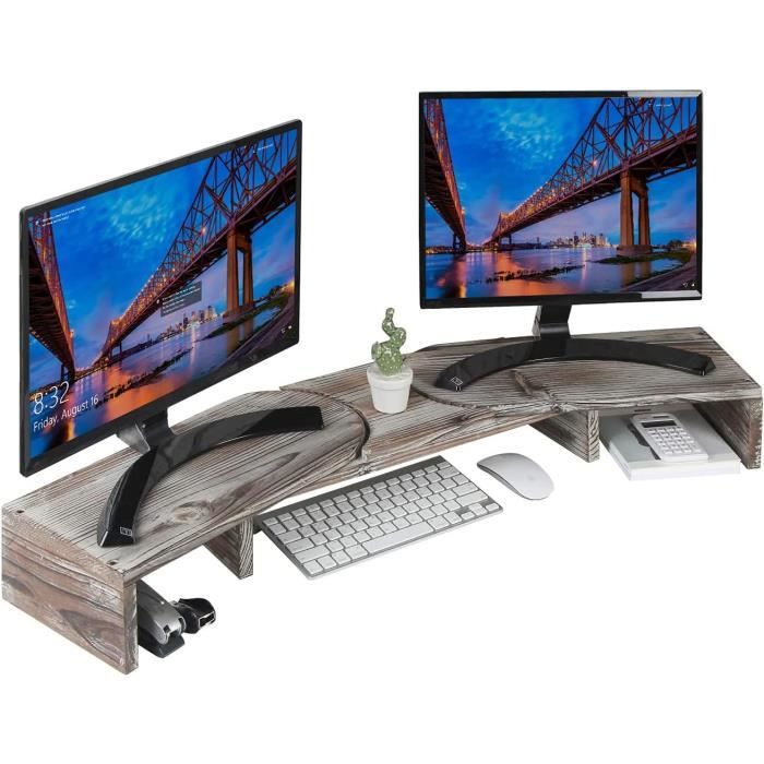 24 Supports Numéro De Table En Bois Noir - Pour Mariage, événement, Bureau - Design Semi-circulaire - 10