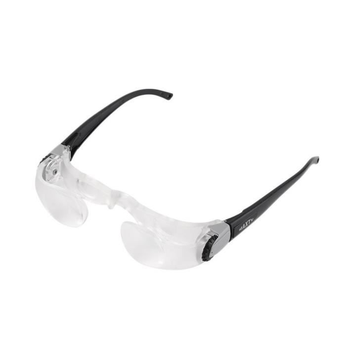 -Lunettes binoculaires durables MaxTV 1624, loupes 2.1X Max TV