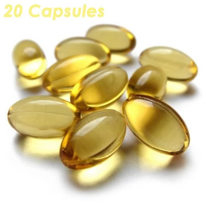 20 gélules Capsules de vitamine E pour le visage et les cheveux, 20 — free download