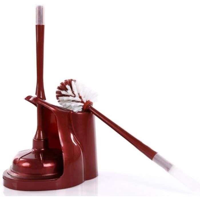 Brosse WC Debout En Acier Inoxydable - Fermeture Automatique, Nettoyage Profond - Design Moderne