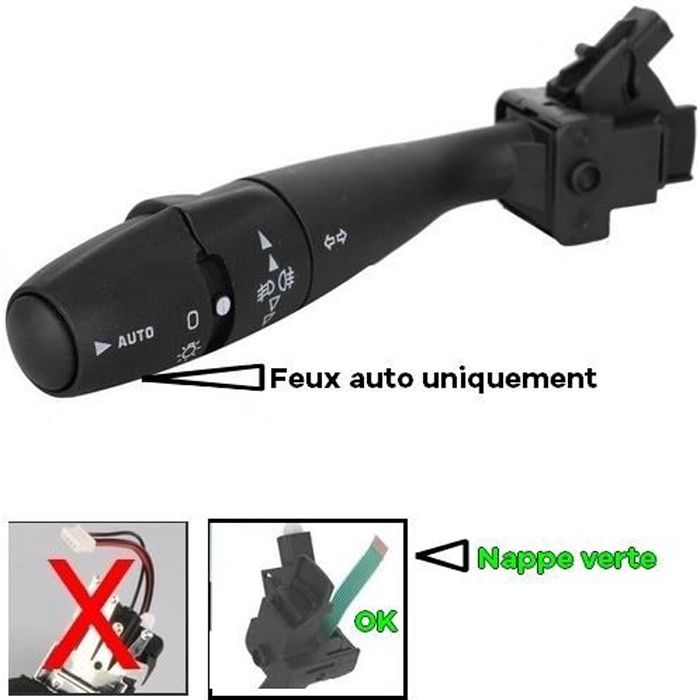 Commodo Phares Feux auto Clignotant pour Citroen Xsara - C4 - C5 - C8 -  Berlingo - Cdiscount Auto