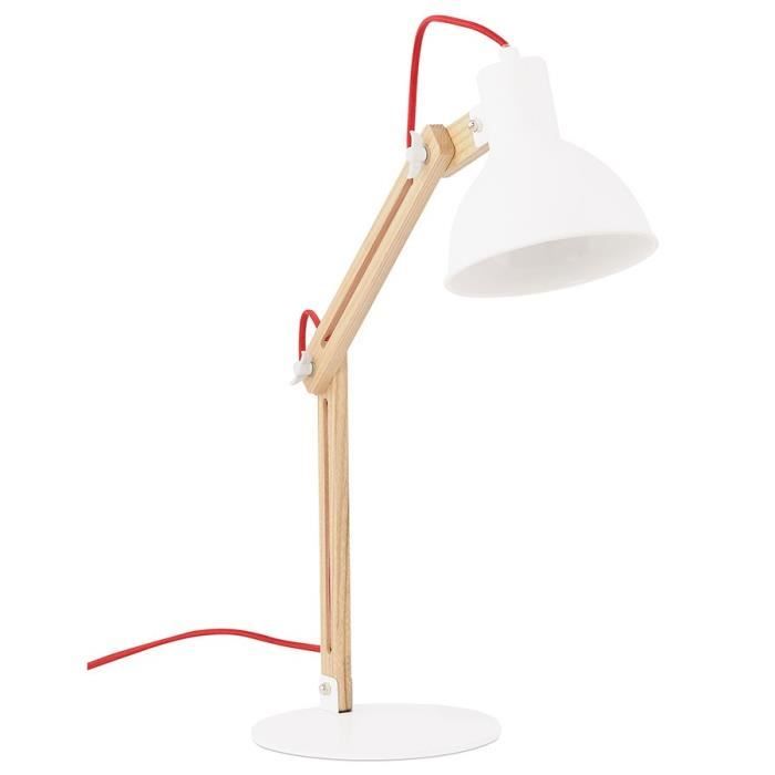 Lampe De Bureau Architecte Pixy Small Blanche Achat Vente Lampe De Bureau Architecte Cdiscount