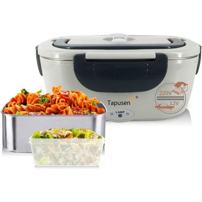 Lunch Box Chauffante Électrique 2 en 1 pour VoitureBureau 220V 12V