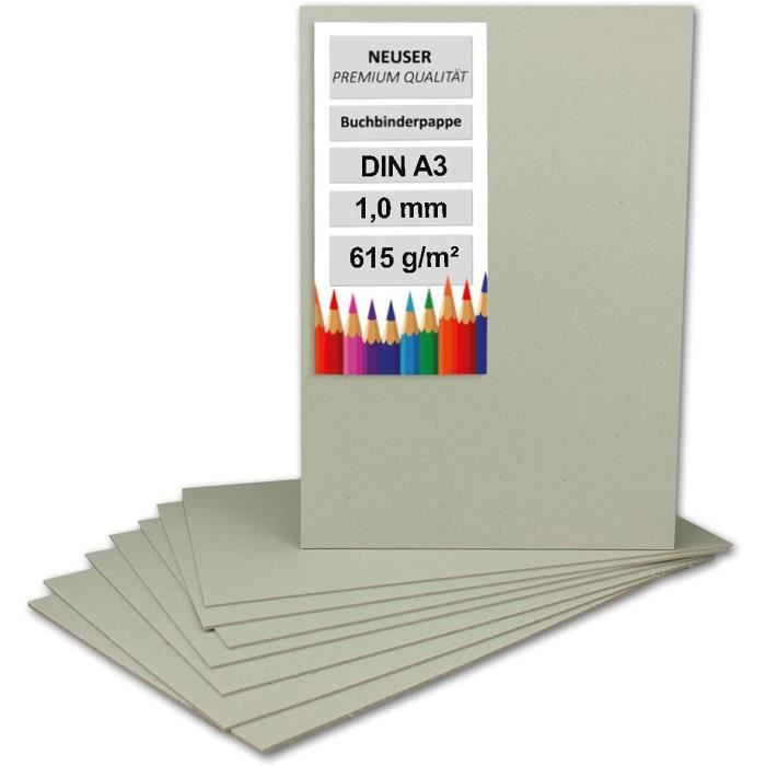 50 Feuilles Papier Cartonné A4 épais 250g/m² - Blanc - 21x29,7 Cm - Pour Scrapbooking, Cartes, Impressions