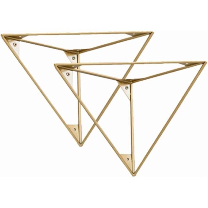 Equerre Etagere Triangle Fer Support D'étagère Flottante 20cm Support d ...