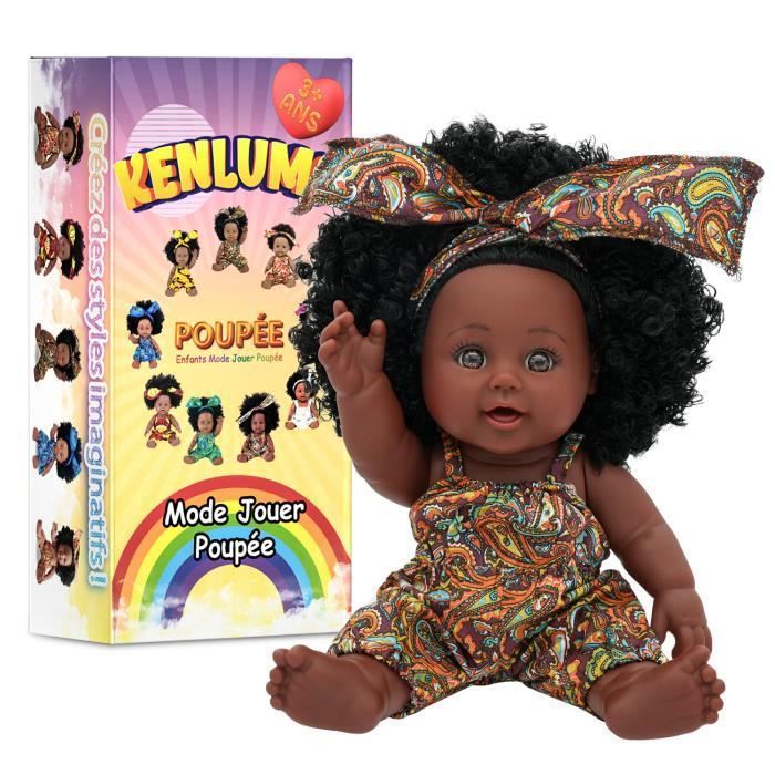 Poupée Afro-américaine réalistes 12 Pouces KENLUMO pour Enfants Jouets -  Cdiscount Jeux - Jouets