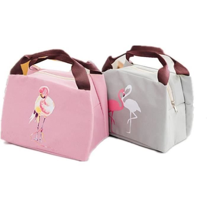 Sac isotherme flamant hotsell rose
