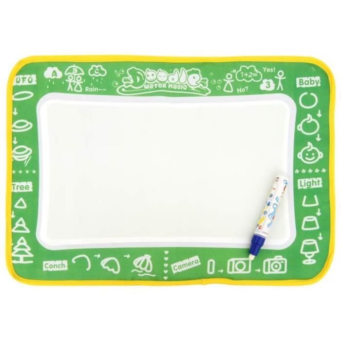 Tapis Ardoise Pour Coloriage à Eau Feutre Vert Achat