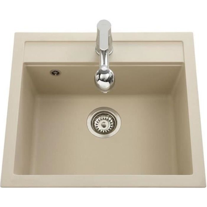 Vier granit beige Aquasanita quadris 1 bac - beige