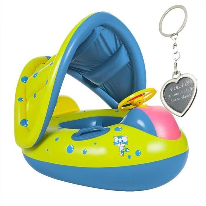 Enfants Bebe Siege De Piscine Bouee Siege Gonflable Anneau De Natation De Bebe Avec Parasol Pour 6 36 Mois Enfants En Bas Age Cdiscount Jeux Jouets