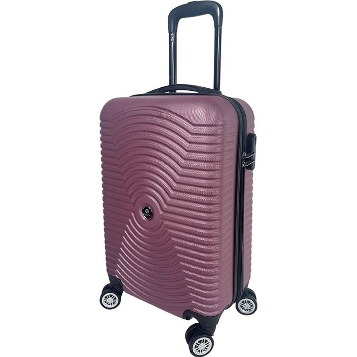 Valise cabine rose hot sale poudré