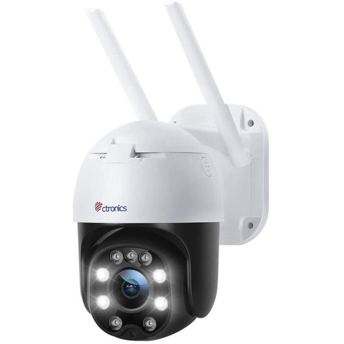 Caméra de Surveillance Wifi  1080P HD 360° Vision Nocturne Suivi Automatique