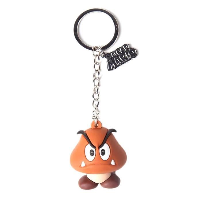 Nintendo Super Mario Porte Cles Personnage 3d Goomba Achat