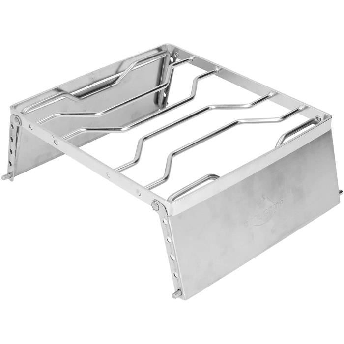 Grill Pliable En Acier Inox Pour Camping - Foyer Extérieur, Barbecue à Charbon
