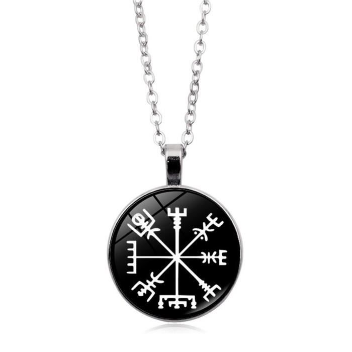 Collier Viking Réglable En Cuir Et étain - Fait Main En Allemagne - Unisexe - Neuf Sous Emballage