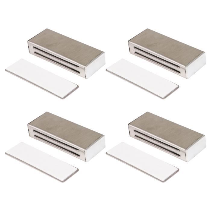 LUTER 4 Pièces Loquets De Porte Magnétiques Aimants De Porte D'Armoire