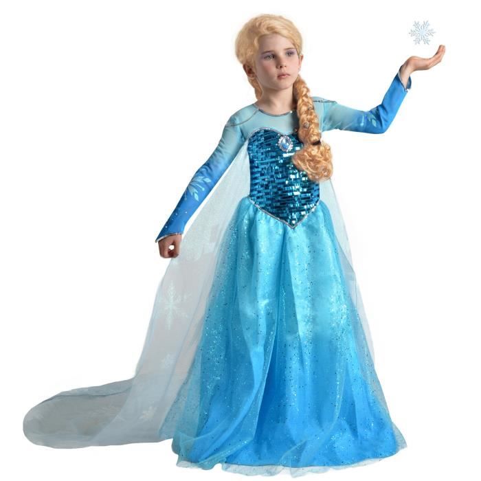 déguisement reine des neiges 3 ans
