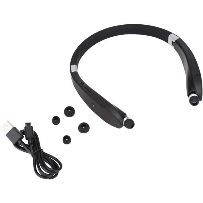 Casque sans fil Lenovo® HE05 Bluetooth 5.0 - Écouteurs - Magnétique - Tour de cou - Zwart Casque sans fil Lenovo® HE05 Bluetooth 5.0 - Écouteurs - Magnétique - Tour de cou - Zwart