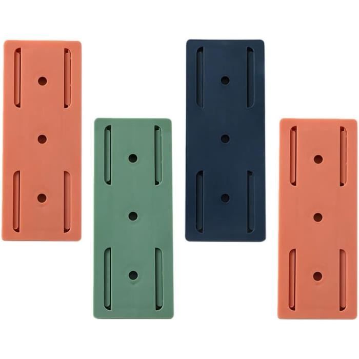 Lot De 4 Supports De Mahjong 2-en-1 En Acrylique Transparent – Avec Poussoirs – Réutilisables Et Portables