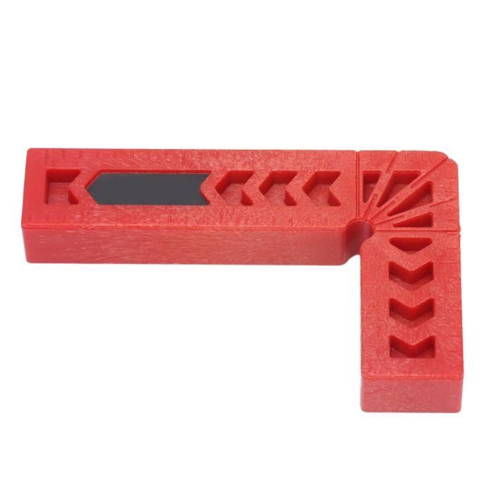 Lot De 8 Carrés De Positionnement à 90° Relitec - Pinces D'Angle Pour Menuiserie - Tailles 7,6 Cm Et 10,2 Cm - Pour Cadres, Armoires