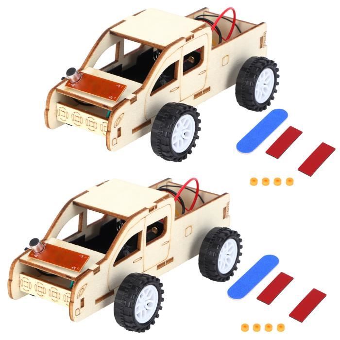 Sharplace Kit Scientifique éolienne En Bois - Maquette à Monter Soi-même Pour Enfants - Découverte De L'énergie Verte