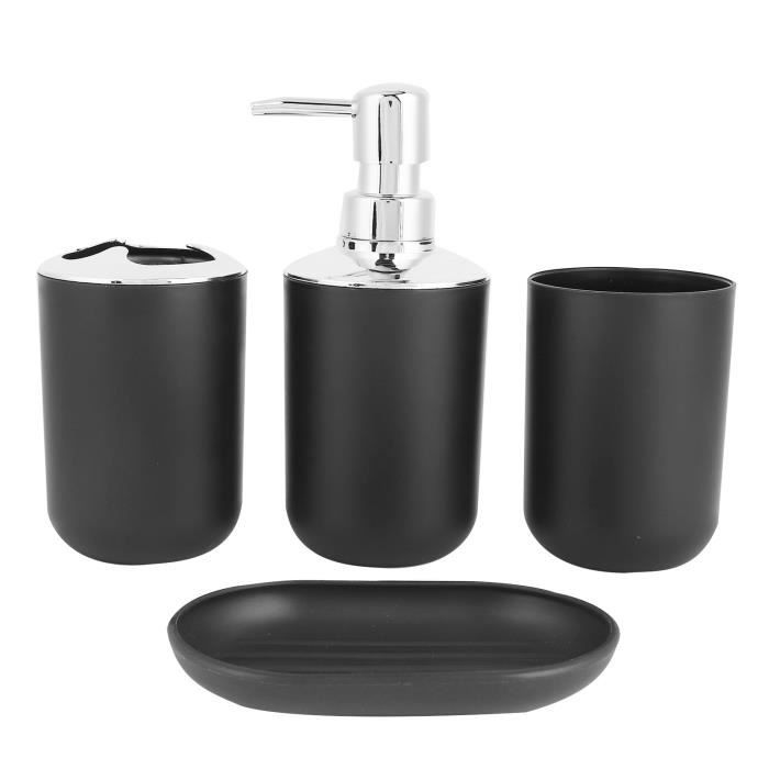2 Gobelets Salle De Bain Couple - Transparent Et Gris, Rangement Brosse à Dents, Dentifrice