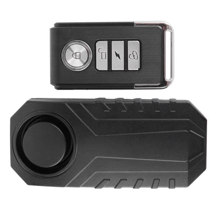 Alarme Antivol Vélo 150 DB - Capteur Vibration, Télécommande Sans Fil étanche - Pour Vélo, Scooter, Moto, Porte