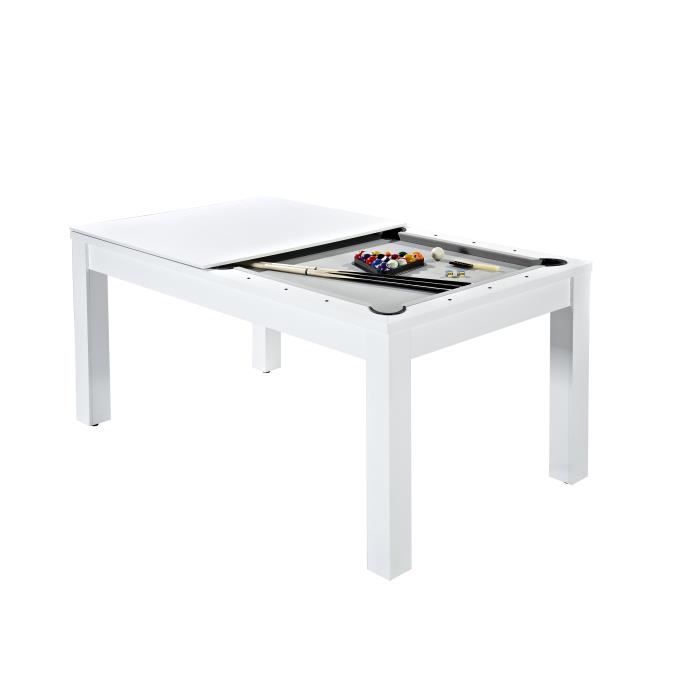 Montgomery Billard Convertible En Table A Manger 180 Cm Bois