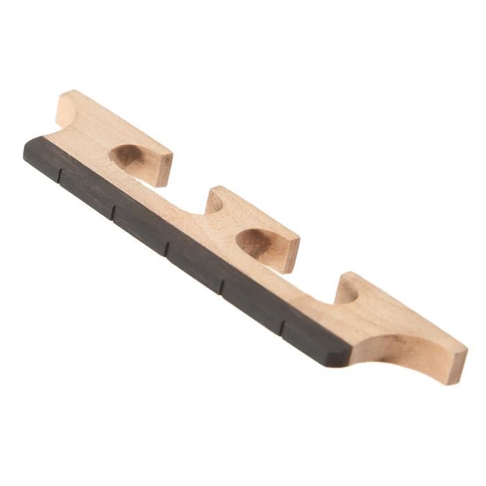 Pont De Guitare Banjo Banjo Bridge Maple Robuste Léger Stable Clear Voice Transmission