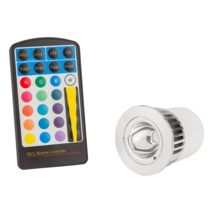 Ampoule À LED RGB 5W GU10 Au meilleur prix toujours