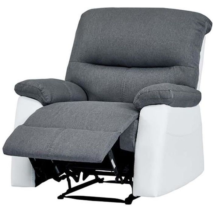 Habitat et Jardin Fauteuil Relax Lincoln Noir
